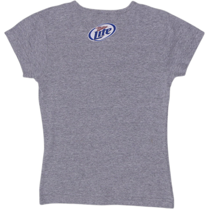Y2K Ladies NFLNFL Chicago Bears Miller Lite Graphic baby Tee Size S