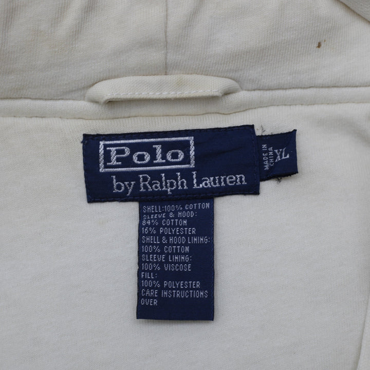 Vintage Polo Ralph Lauren Snap Varsity Stadium Hoodie Size XL