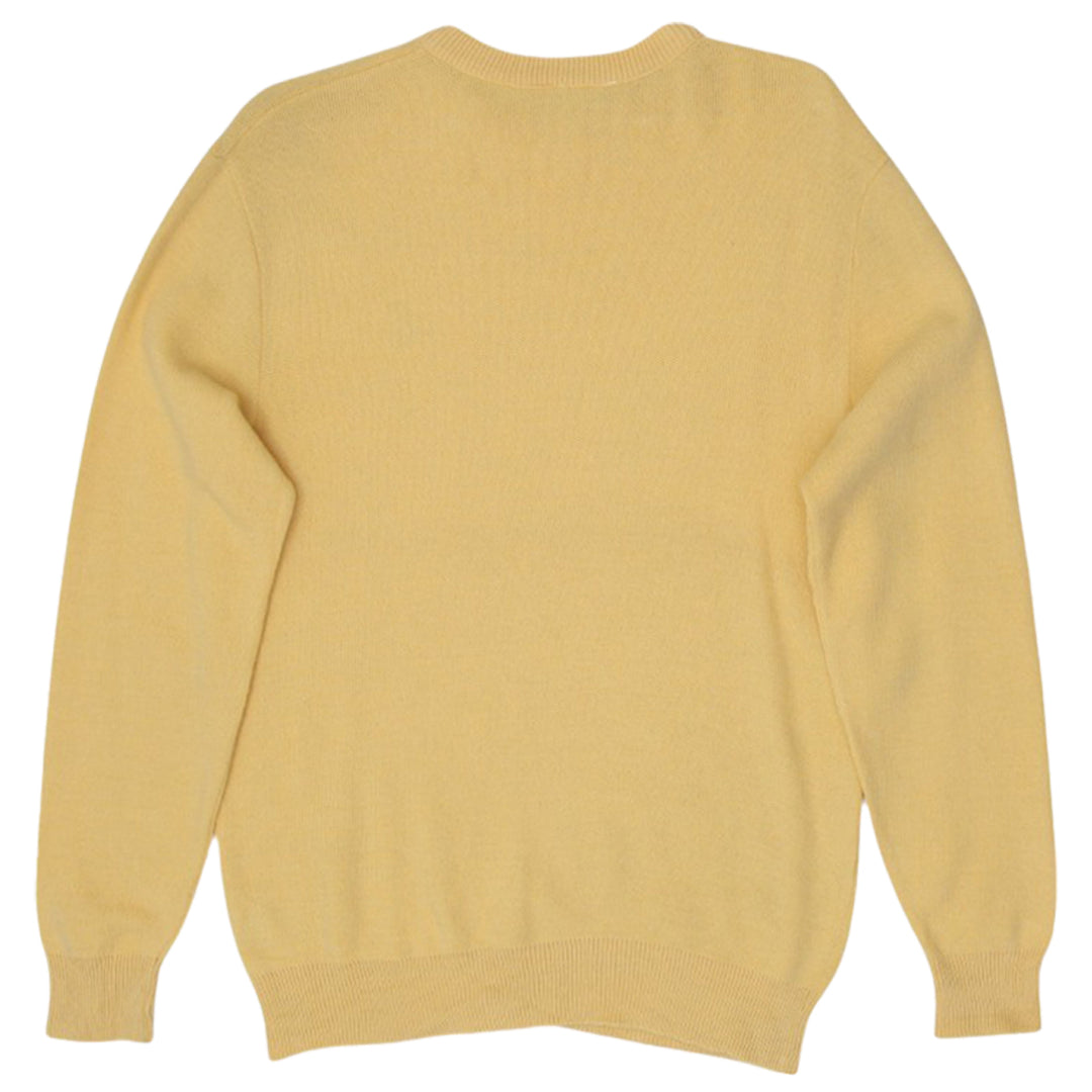Vintage Chemise Lacoste Wool Blend Yellow Sweater