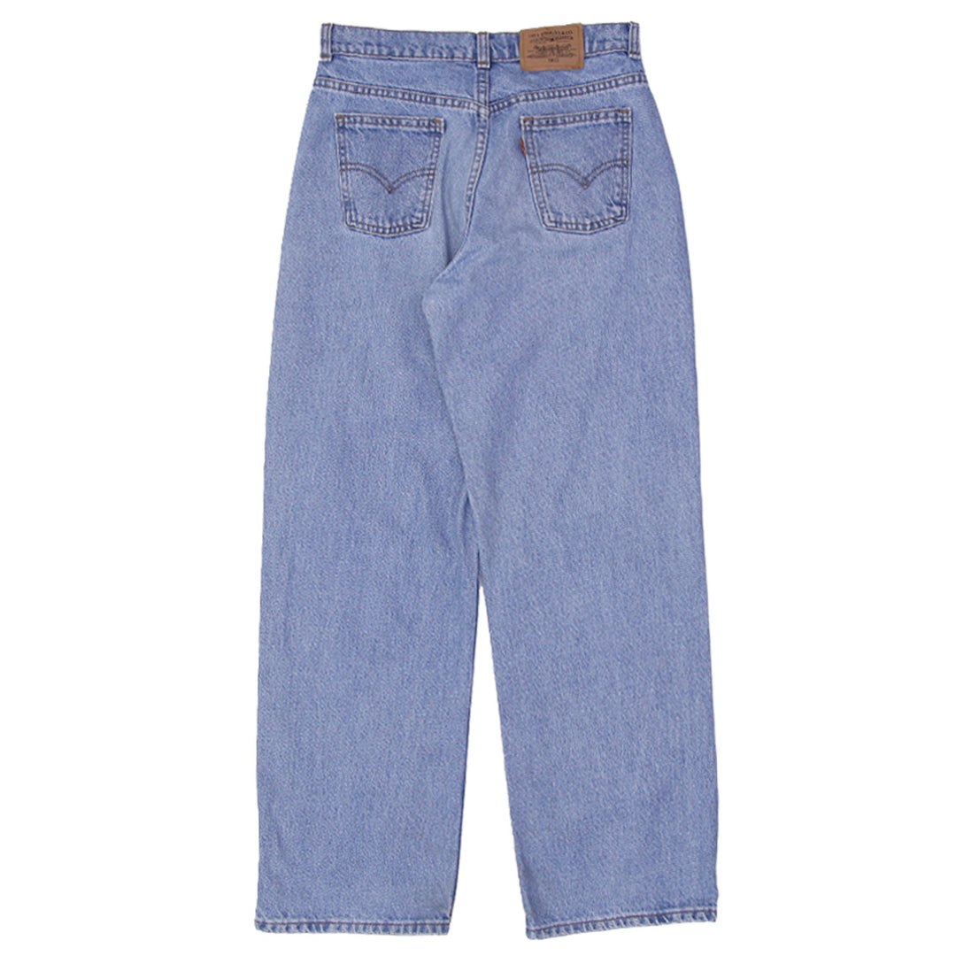 Vintage Levis 665 High Waisted Orange Tab Jeans