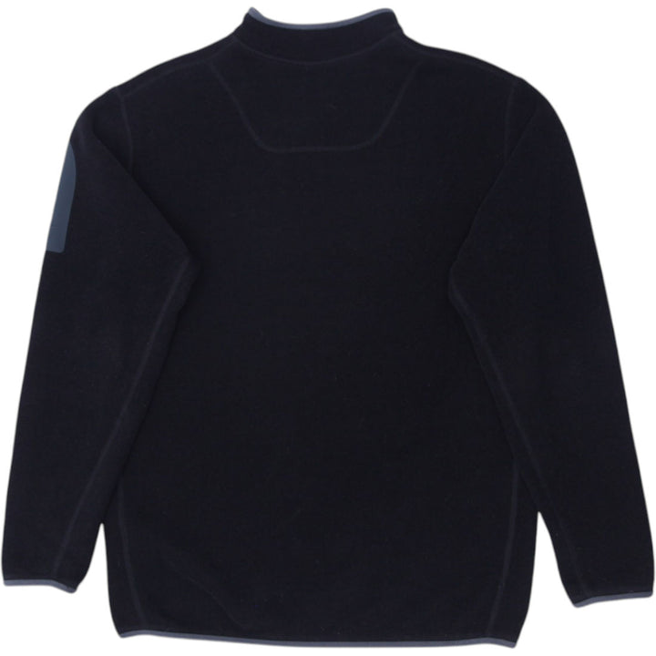 Mens Arc'teryx Delta Fleece Black 1/4 Zip Lightweight Outdoor Winter | Migration_Jackets - Side View | Fashion Rerun
