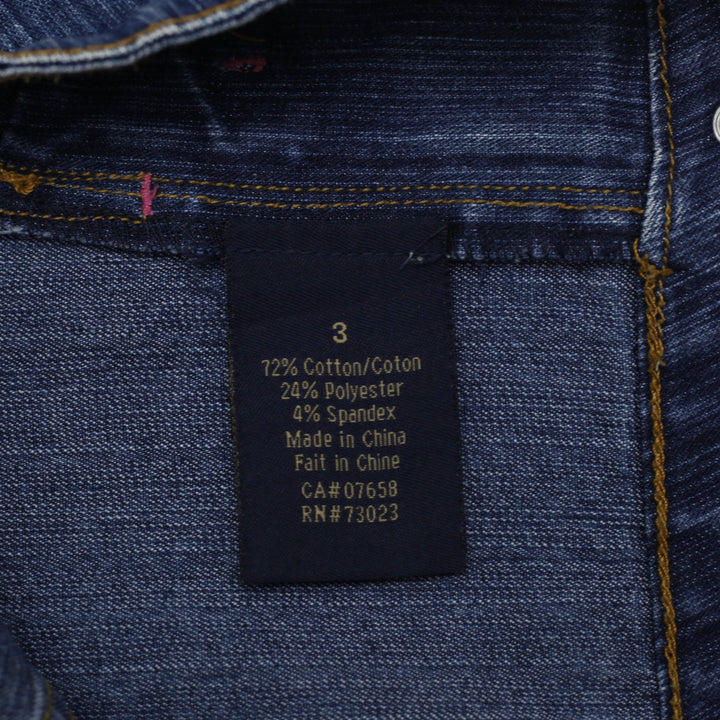 Y2K Ladies Distressed Button Close Denim Mini Skirt Size3 | Migration_Skirts - Detail View | Fashion Rerun