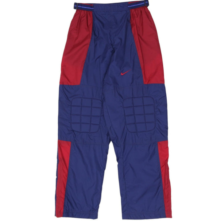 Vintage Youth Boys Embroidered Nike Logo Adjustable Waist Padded Knee Sports Pants