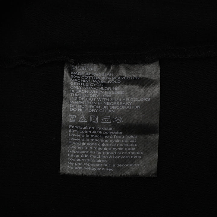 Y2K Mens Southpole Graphic T-Shirt Black Size XL