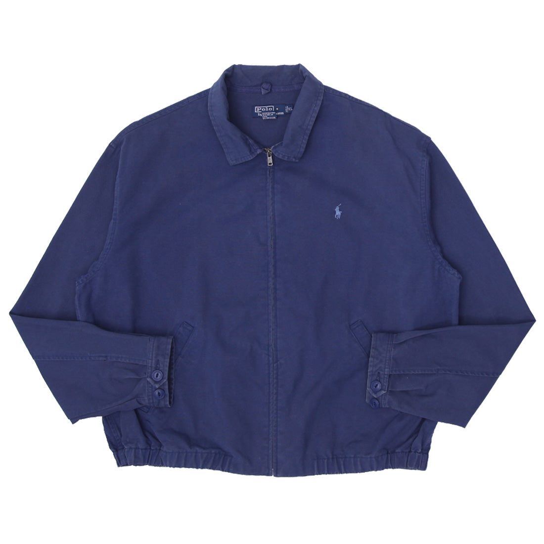 Shop Vintage Polo Ralph Lauren Harrington Jacket, 100% Cotton Navy