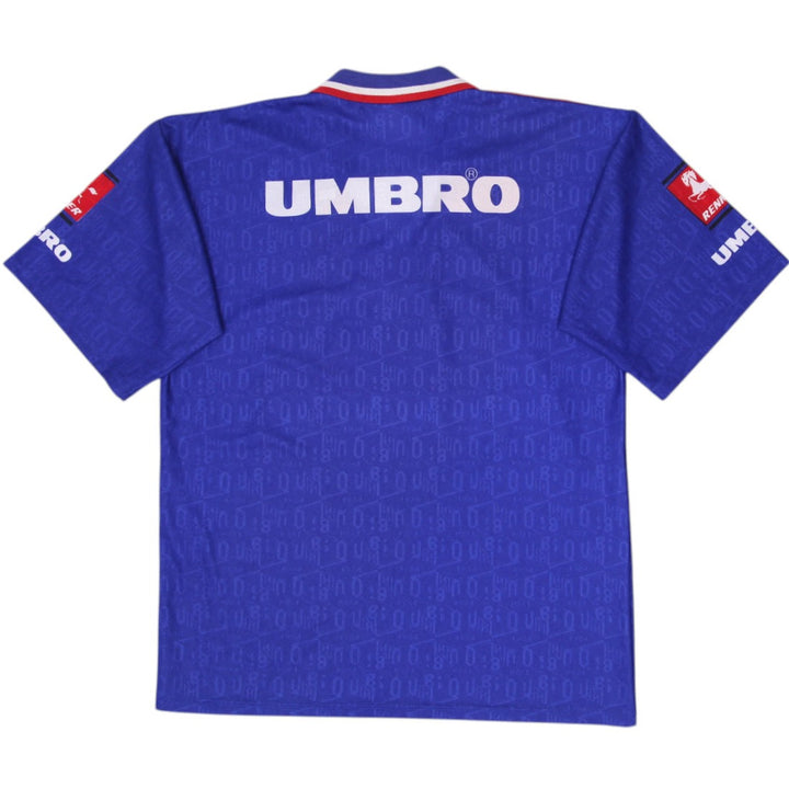 Vintage 1996 Umbro C.N.de F. Soccer Jersey Size XL/4 | Migration_Jerseys - Side View | Fashion Rerun