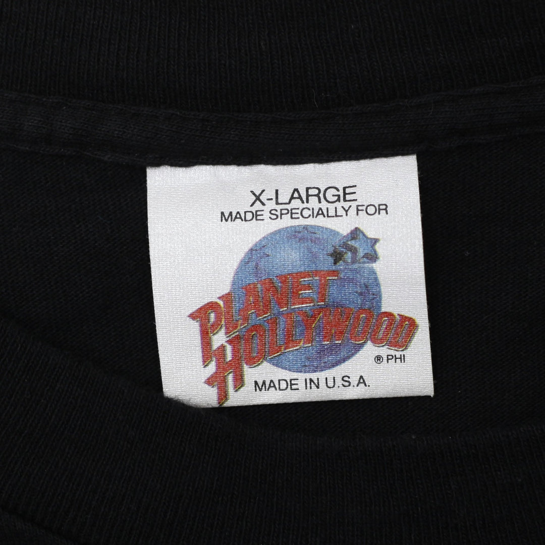 Vintage Planet Hollywood San Diego Made In USA Single Stitch Black T-Shirt XL | Migration_T-Shirts - Back Vie | Fashion Rerun