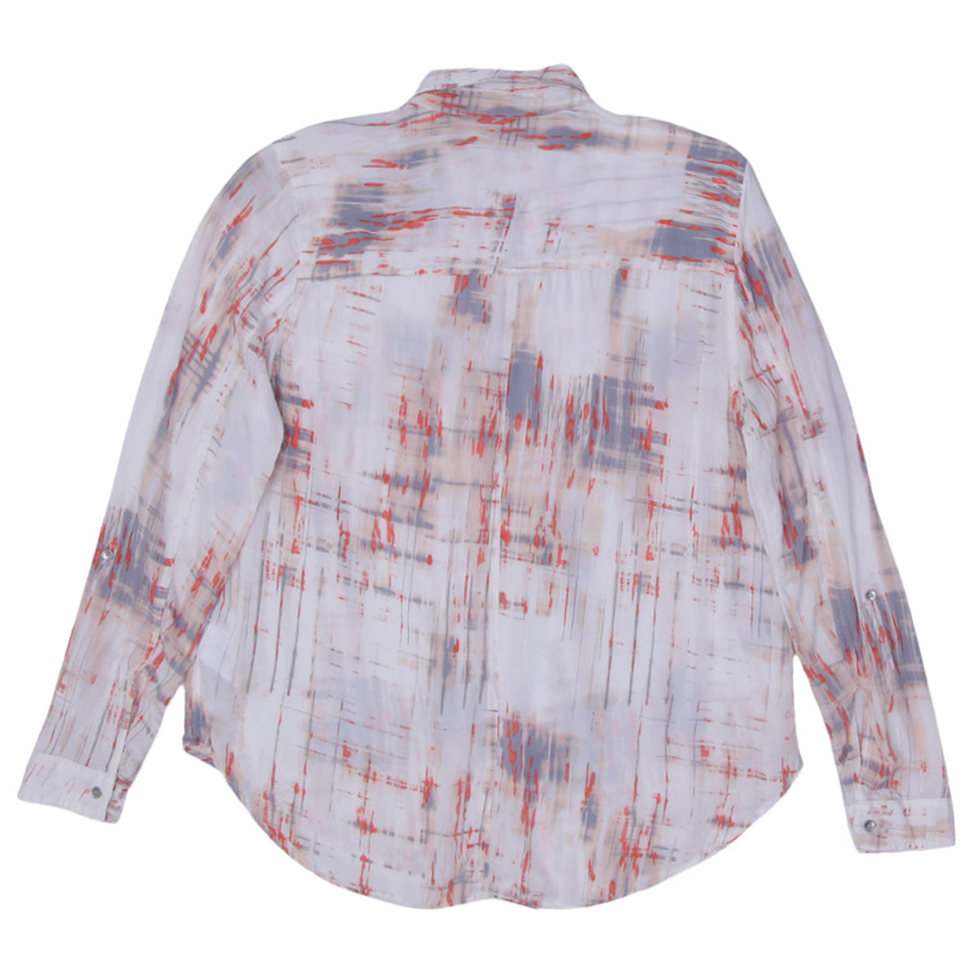 Ladies Calvin Klein Long Sleeve Button Blouse