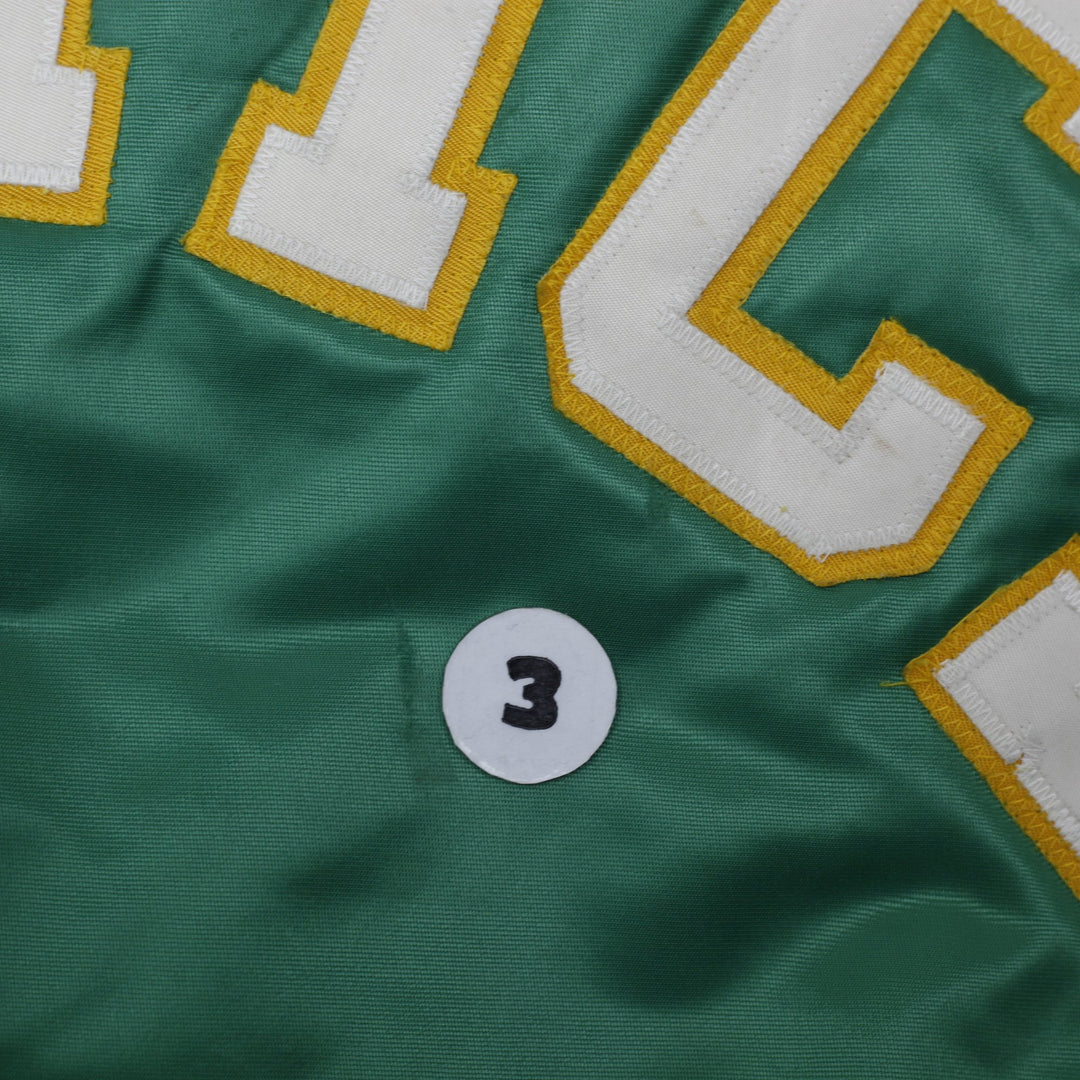 Vintage Chalk Line Boston Celtics Quilted Satin Jacket Made In USA XL | Migration_Jackets - View 8 | Fashion Rerun