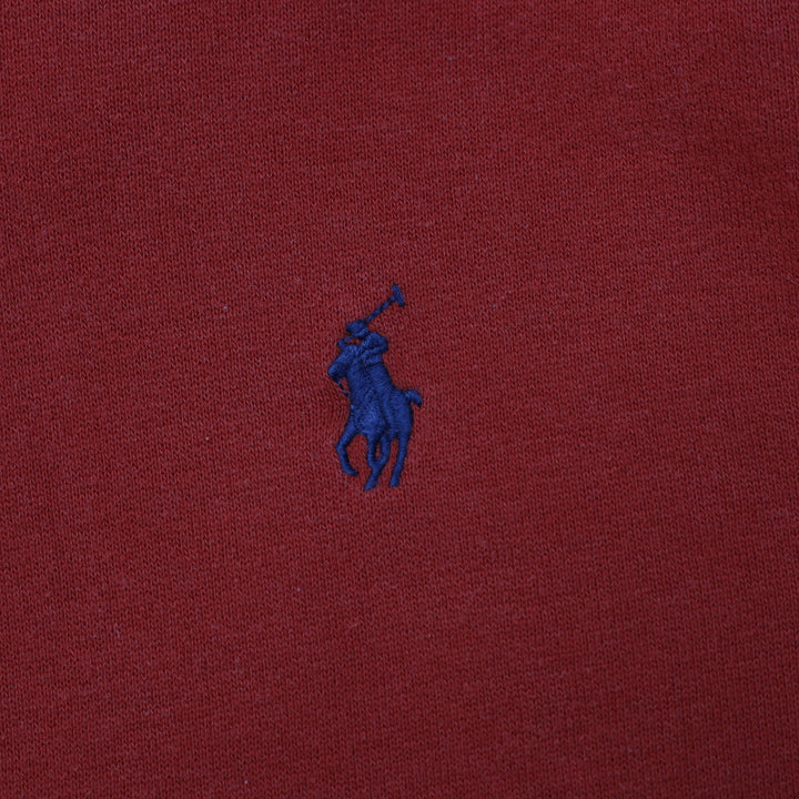 Mens Ralph Lauren Maroon Casual Classic Style Hoodie Size XL | Migration_Hoodies - Detail View | Fashion Rerun