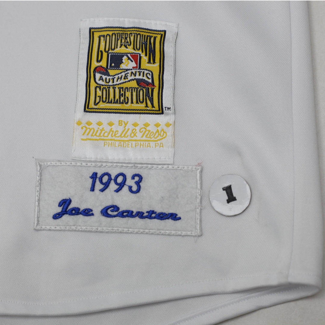 Vintage Mitchell & Ness Toronto Blue Jays Joe Carter 1993 World Series Jersey 52 | Migration_Jerseys - Altern | Fashion Rerun