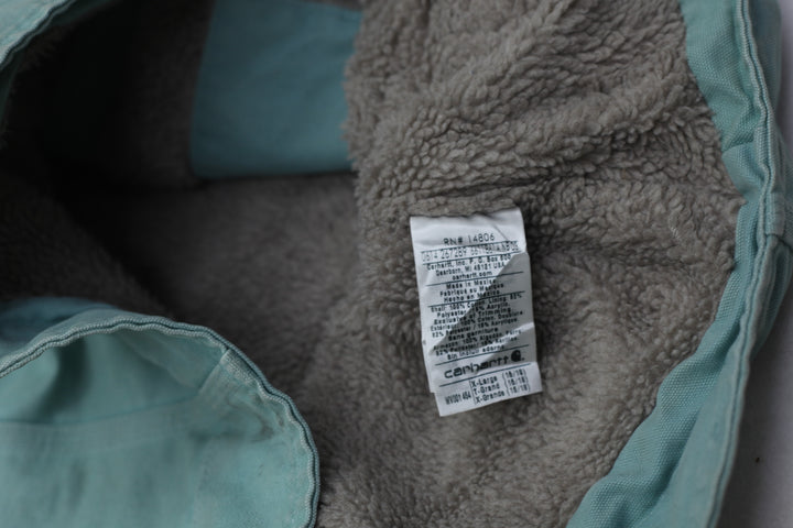 Ladies Carhartt WV001 454 Baby Blue Sherpa Vest