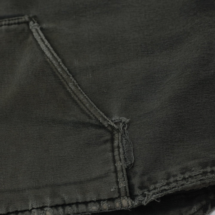 Vintage V26 MOS Carhartt Olive Workwear Utility Zipper Sherpa Lined Vest 2XL | Migration_Vests - View 6 | Fashion Rerun