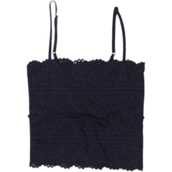 Y2K Ladies Guess Black Lace Crop Top Strappy S | Migration_Y2K Tops | Fashion Rerun