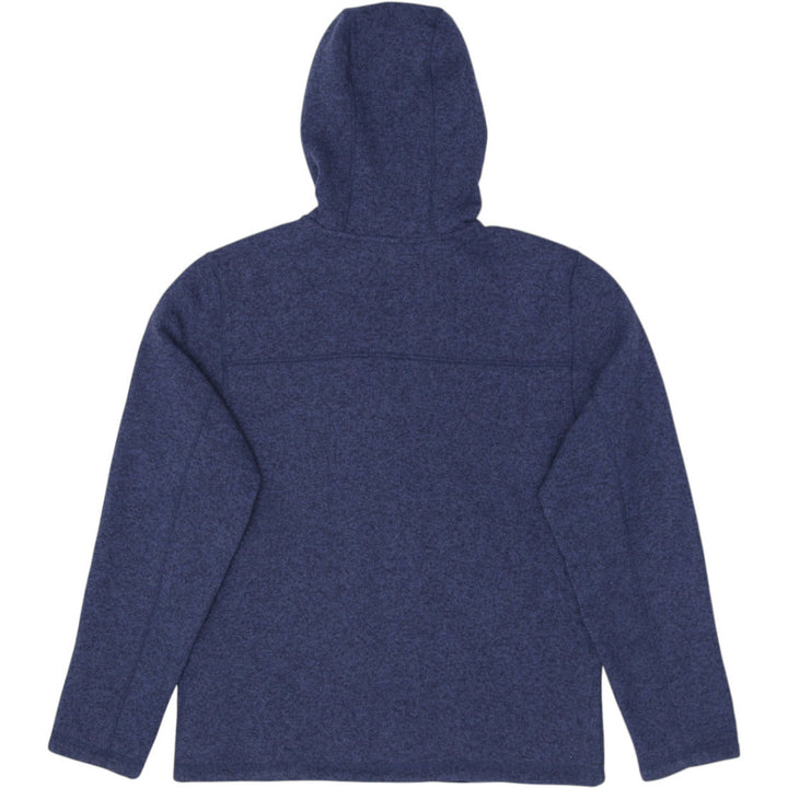 Mens The North Face Knit Grid Sweater Fleece Full Zip Hoodie