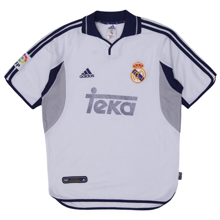 Mens Adidas 2000-01 Real Madrid Home Shirt Jersey