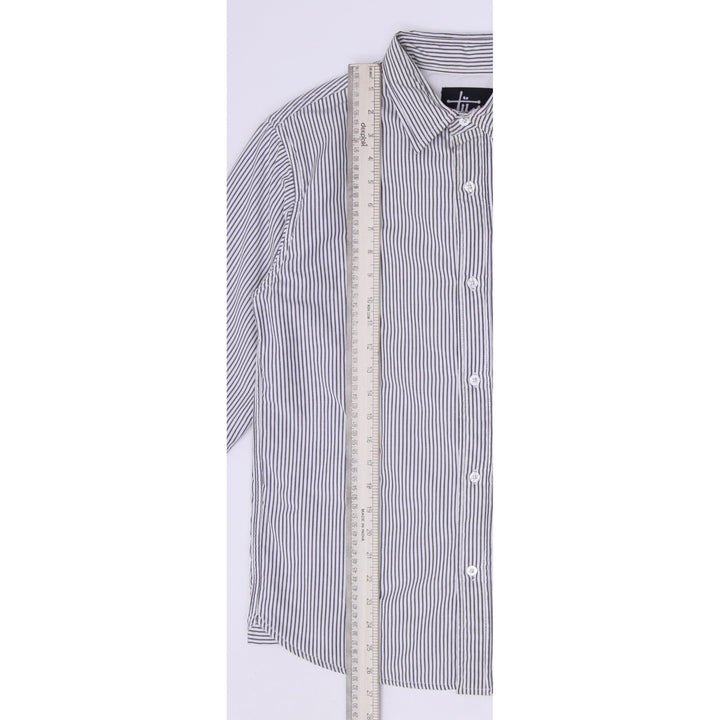 Vintage 90s Stussy Pinstripe Thermolite Lined Button Up Shirt Size S