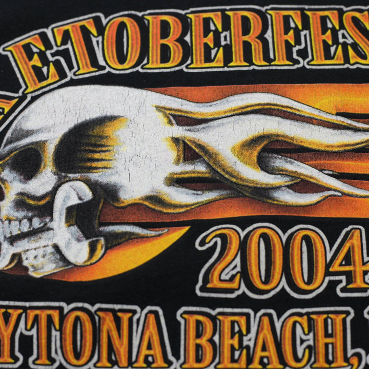Mens Hanes Biketoberfest Daytona Beach FL T-Shirt Size L