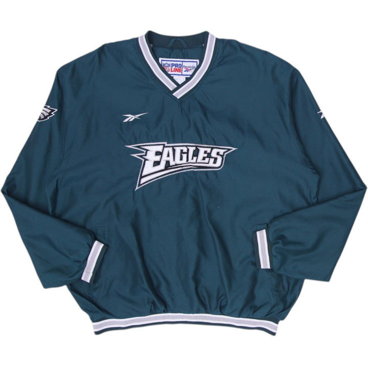 Vintage Reebok Philadelphia Eagles Pullover Jacket Size L