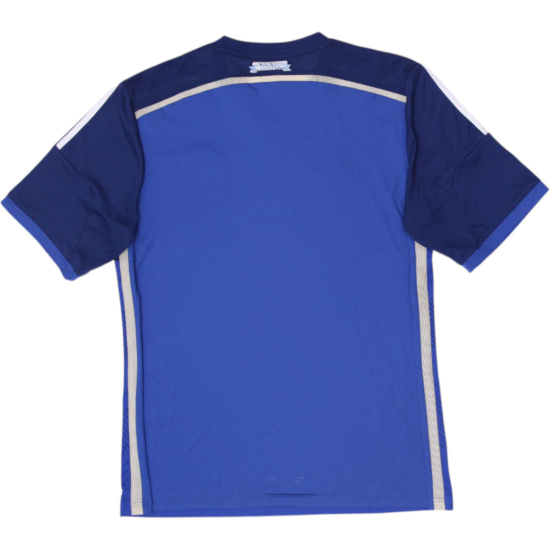 Mens Adidas Argentina 2014 Away Football Jersey Blue Size XL World Cup 2014