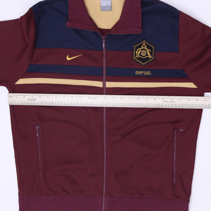 Vintage 2005-06 Nike Arsenal Highbury Final Season Track Jacket Size XL
