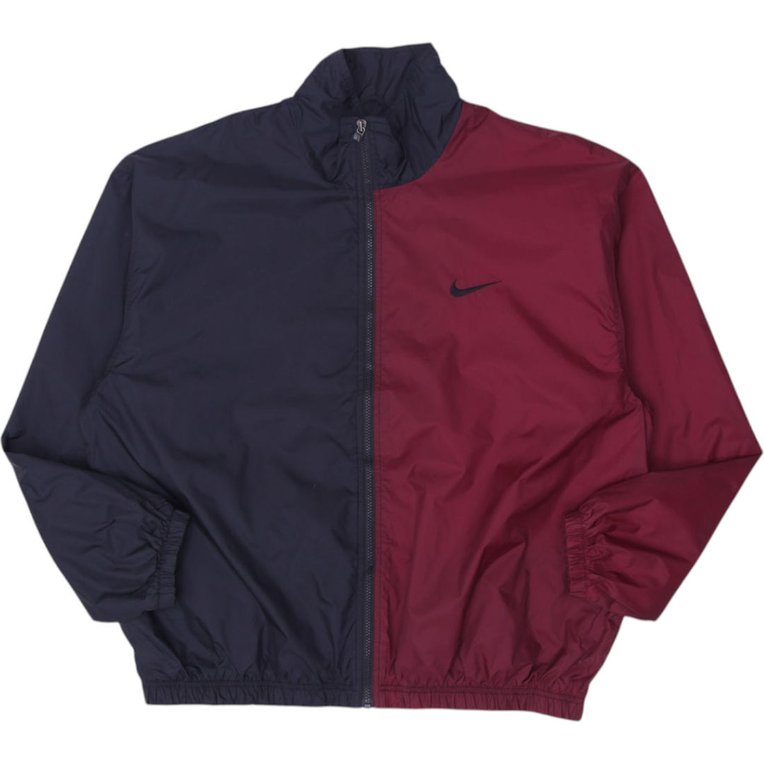 Vintage Nike Windbreaker Jacket Maroon Navy Swoosh Lightweight XL | Migration_Jackets | Fashion Rerun