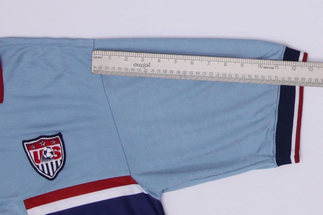 Vintage Mens USA 1995-96 Away Football Nike Peay #5 Size L United States
