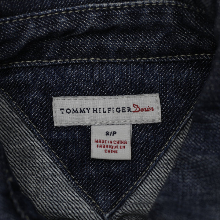 Y2K Ladies Tommy Hilfiger Denim Trucker Jacket Size S