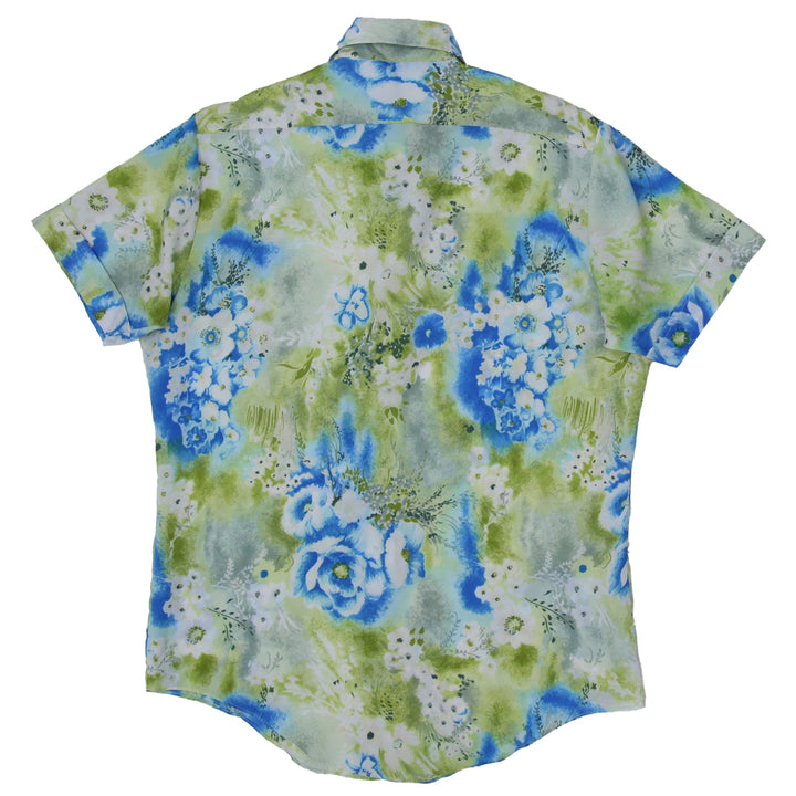 Vintage Impact Permanent Press Floral Short Sleeve Shirt - Fashion Rerun Vintage Migration_Shirt