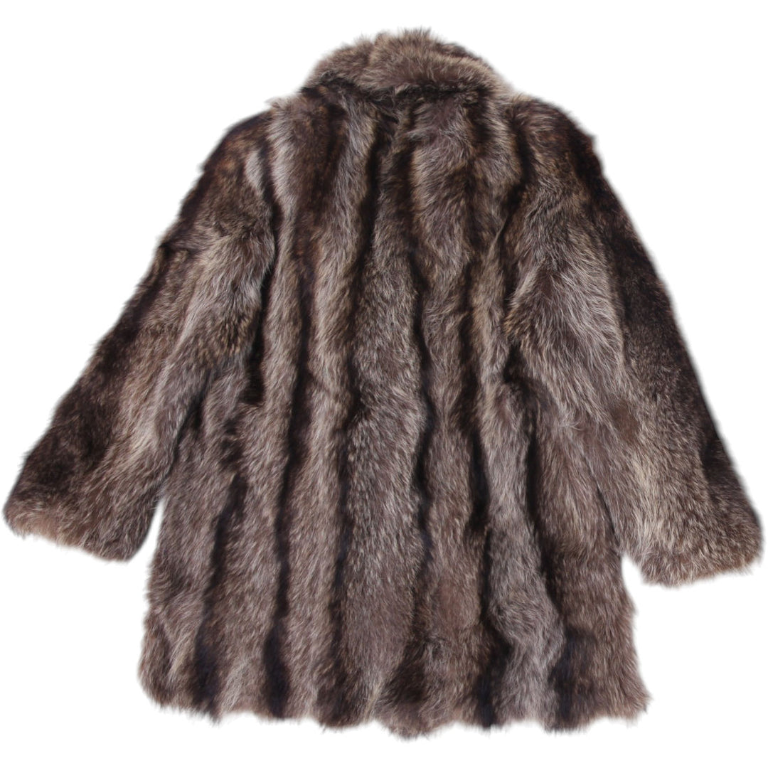 VTG Lichtenstein Furs Genuine Raccoon Fur Coat