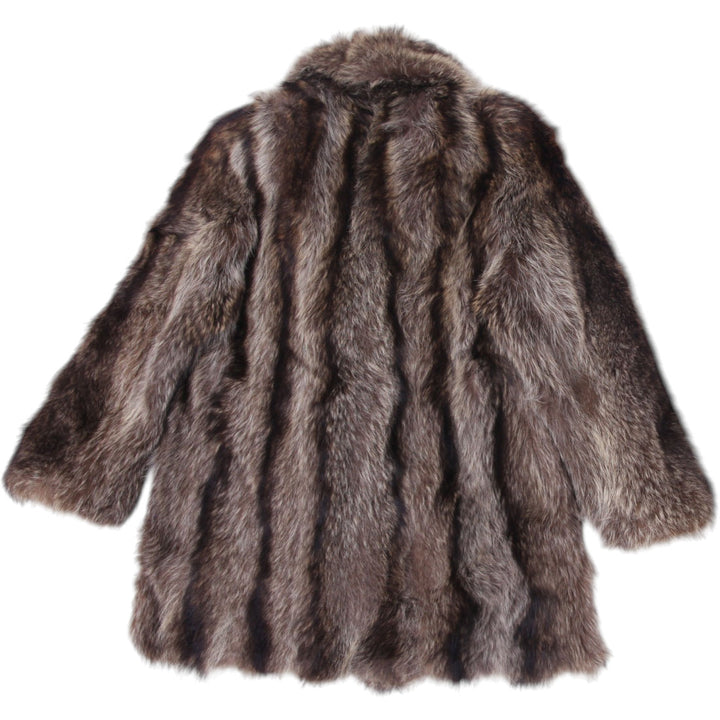 VTG Lichtenstein Furs Genuine Raccoon Fur Coat