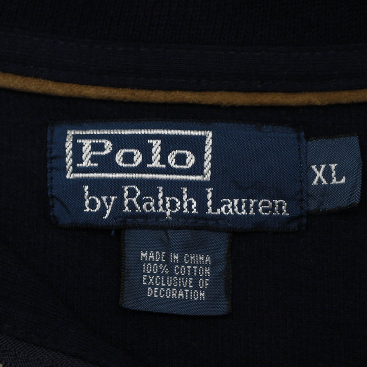 Mens Polo By Ralph Lauren Quarter Zip Knitted Sweater