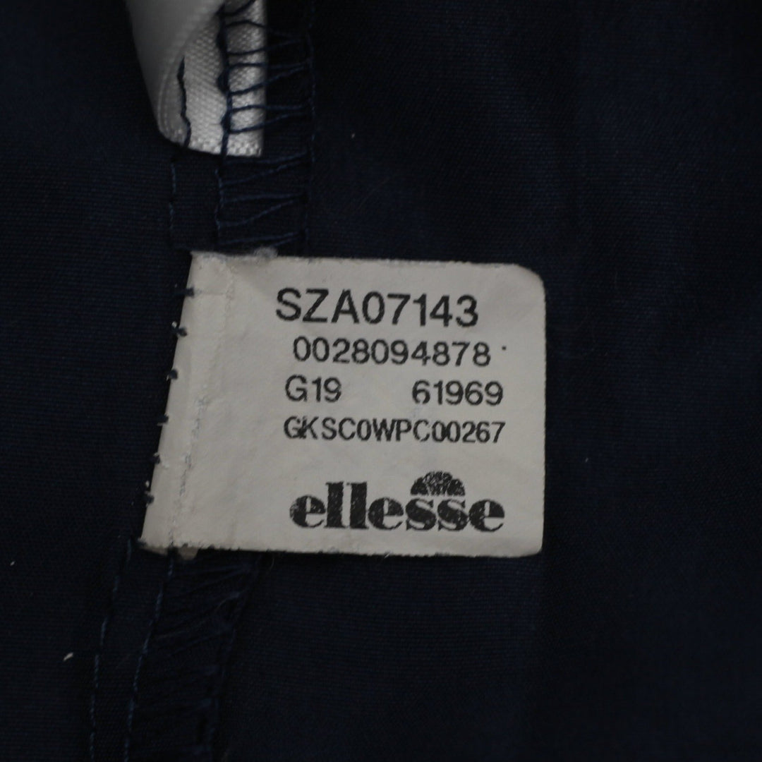 Mens Ellesse Teynor Navy Blue Logo Waistband Swim Trunks Shorts Size Large