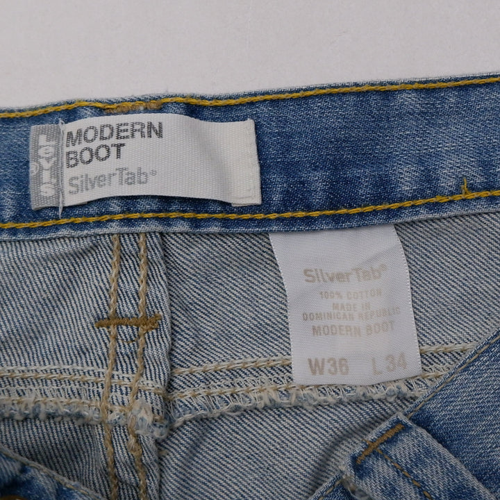 Vintage Levi's 100% Cotton Modern Boot Silvertab Button Fly Jeans