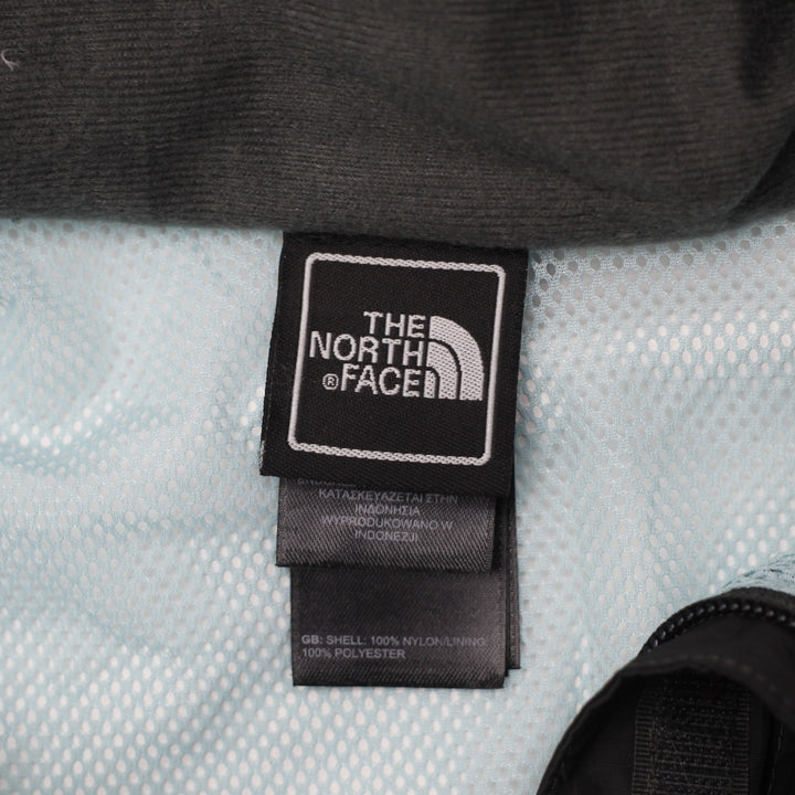 Ladies The North Face Jacket Gray Lightweight Hooded Windbreaker