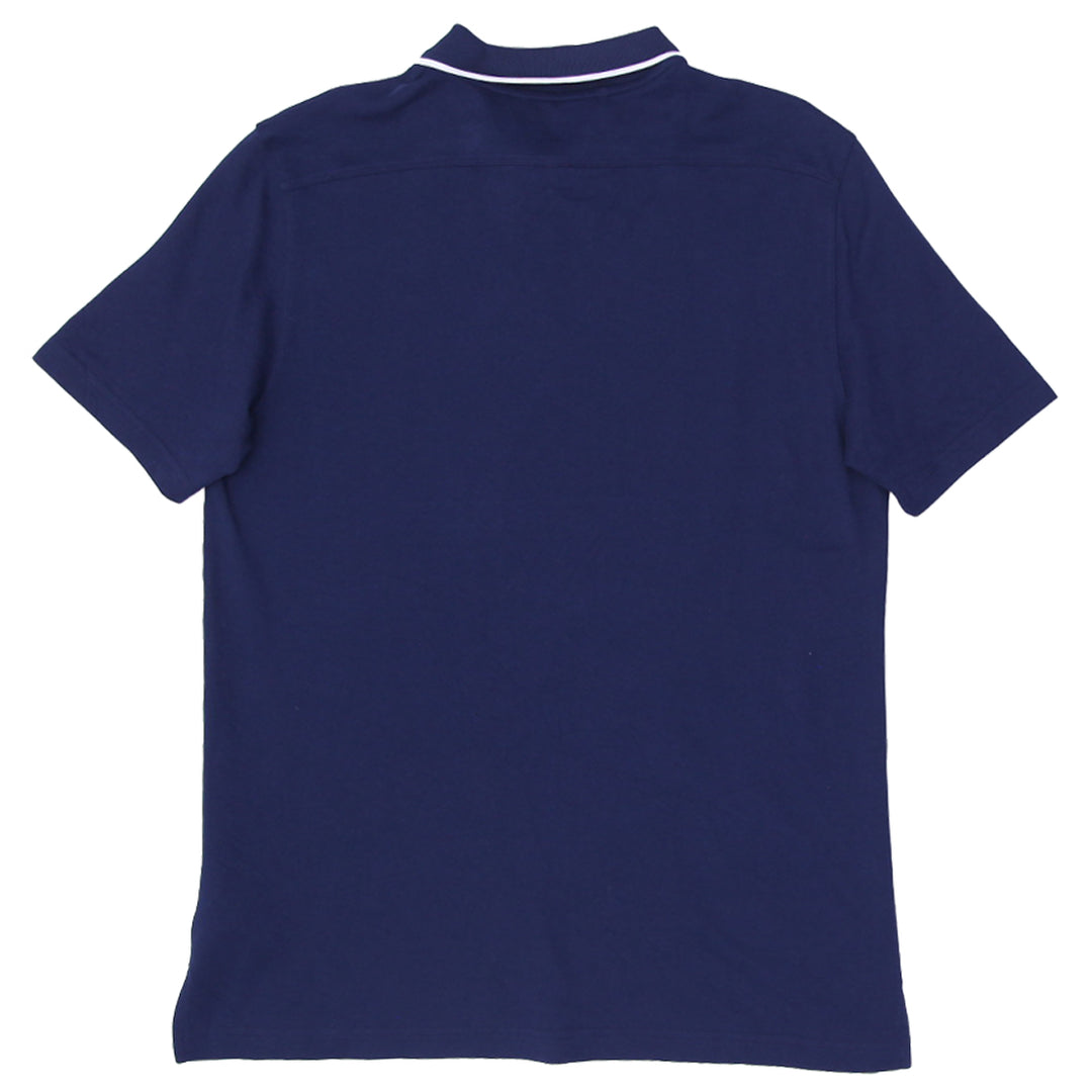 Mens Embroidered Adidas Logo Navy Polo T-Shirt