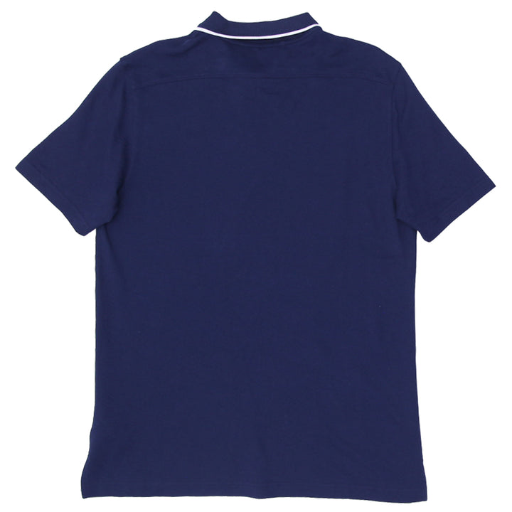 Mens Embroidered Adidas Logo Navy Polo T-Shirt