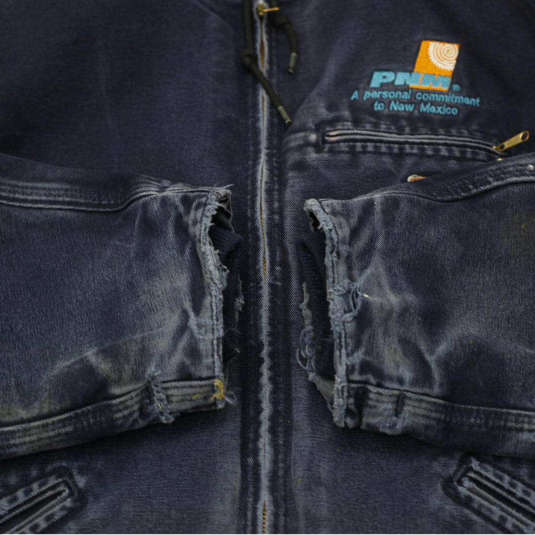 Mens Carhartt J141 MDT Sierra Jacket Midnight Navy, Sherpa Lined Size XL