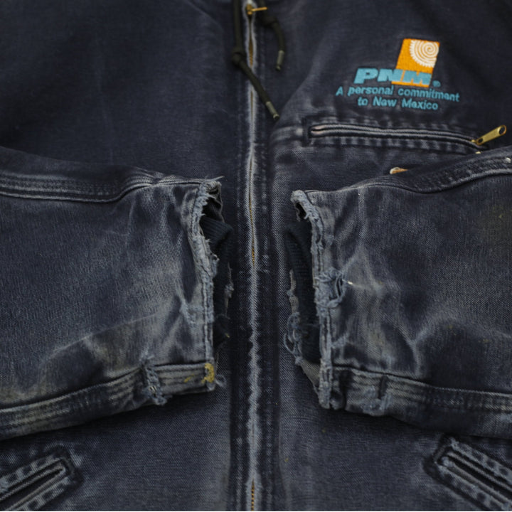 Mens Carhartt J141 MDT Sierra Jacket Midnight Navy, Sherpa Lined Size XL