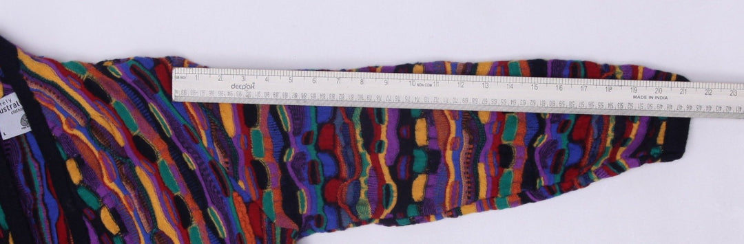 Vintage 90s Purley Australia 3D Wool Sweater Size L | Migration_Sweaters - View 9 | Fashion Rerun