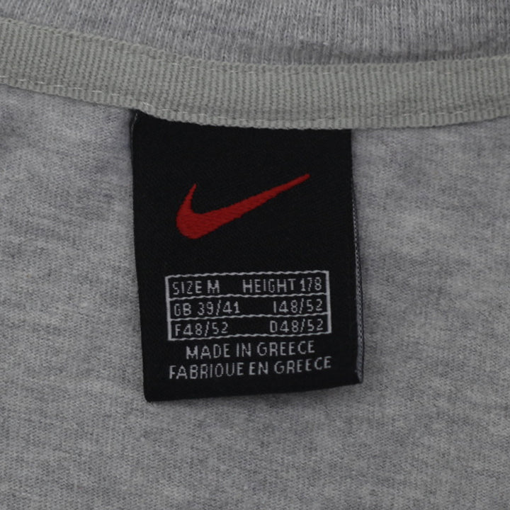 90s Vintage Nike Swoosh Embroidered Crewneck T-Shirt Gray M - Fashion Rerun Vintage Migration_T-Shirt