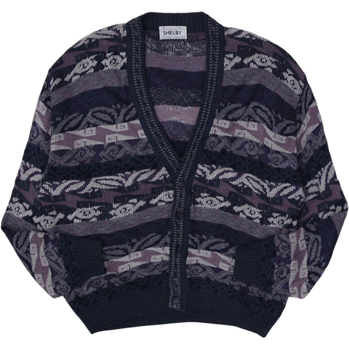 Vintage Shelby Made In Canada Button Cardigan Coogi Style Sweater