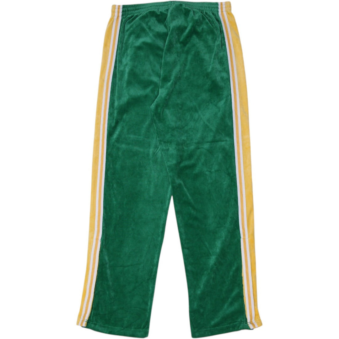 Vintage Nike NBA Boston Celtics Velour Warm-Up Pants Size XL | Migration_Pants - Side View | Fashion Rerun
