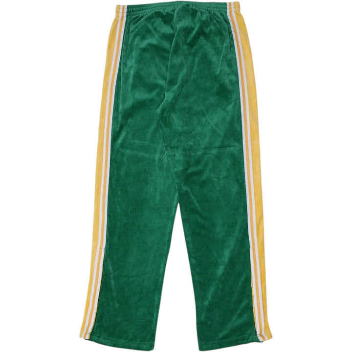Vintage Nike NBA Boston Celtics Velour Warm-Up Pants Size XL | Migration_Pants - Side View | Fashion Rerun
