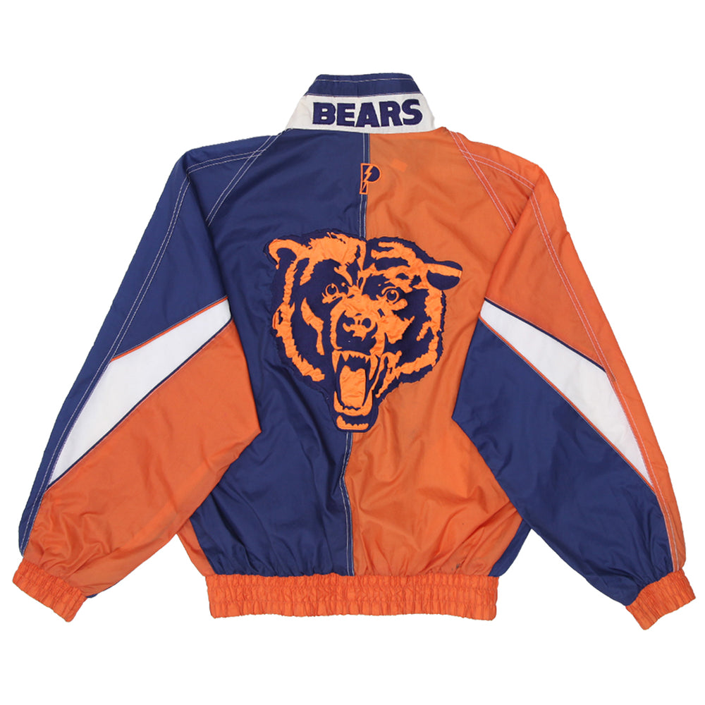 Vintage Pro Player Chicago Bears Full Zip Windbreaker Jacket - Fashion Rerun Vintage Migration_Jacket