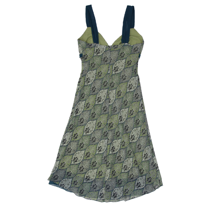 Y2K Ladies Strappy Printed Bisou Bisou Michele Bohbot Dress