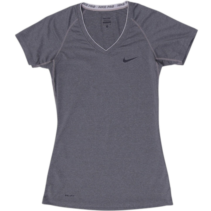Ladies  Nike Pro Athletic Sportswear V-Neck Top Size S