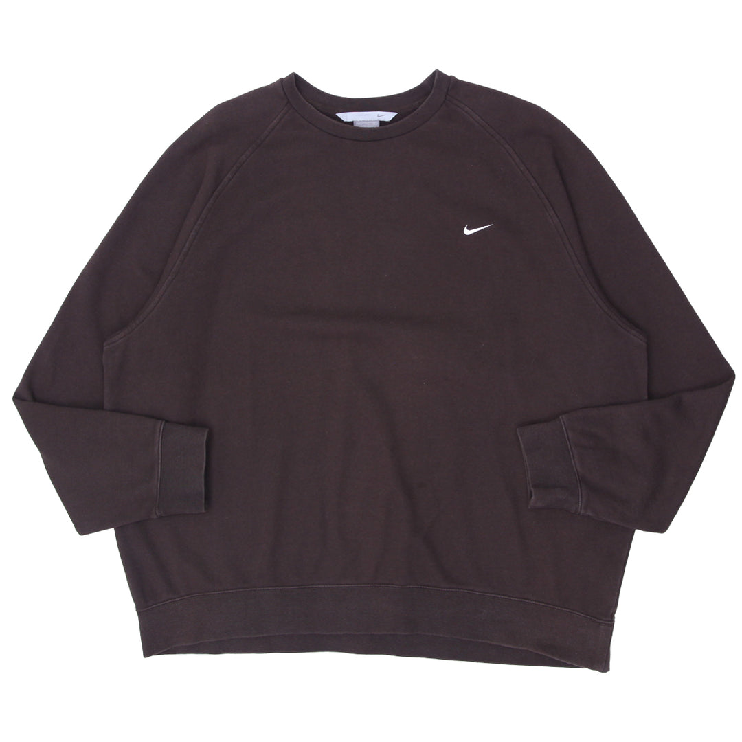 Shop 2000's Vintage Nike Swoosh Embroidered Crewneck Sweatshirt