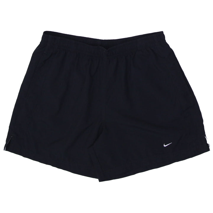 Ladies Embroidered Nike Logo Black Sports Shorts