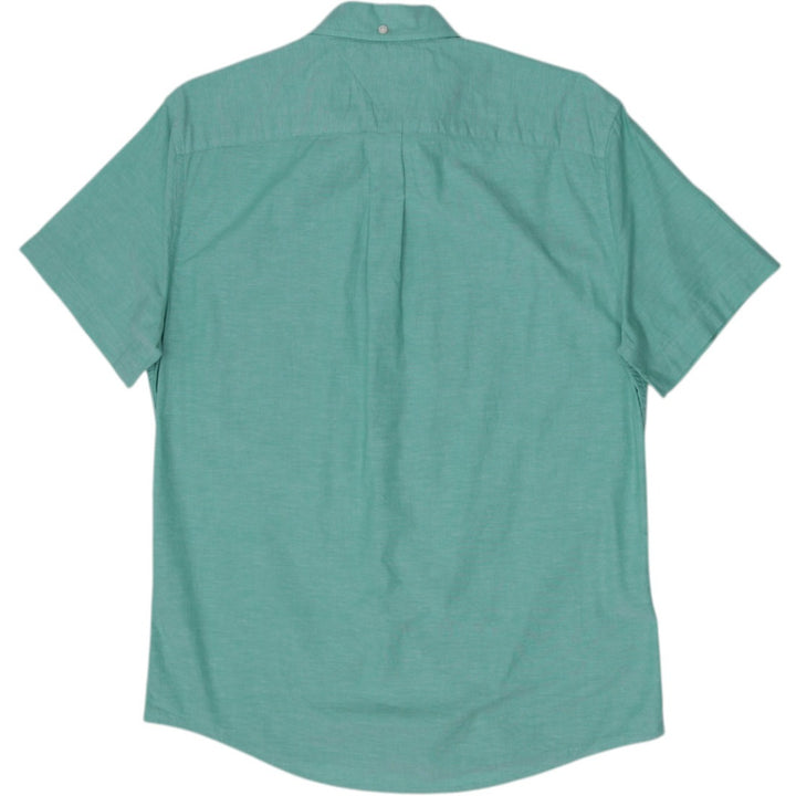Mens Tommy Hilfiger Custom Fit Shirt Mint Green Casual Button-Up Size L